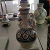 These ceramic jugs hold different oils that we used to cook with