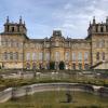 The exterior of Blenheim Palace from the gardens