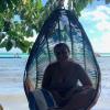 Another part of Bacalar, a clear, blue lagoon for swimming near Chetumal