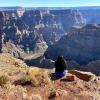 Admiring the grandness of the Grand Canyon