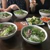 My favorite food while in Vietnam was pho, which is an incredibly delicious soup served with rice noodles, meat and fresh herbs