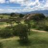 During the rainy season (June-August) the area around Monte Alban is beautifully green