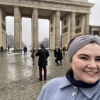 In Berlin, I visited the famous Brandenburg Gate and saw where the Berlin Wall once stood