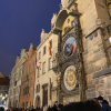 This is Prague's famous astronomical clock that tells the time, date, season and current zodiac sign!