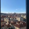 View on top of the Dancing House--I had to pay for a drink to get this view!