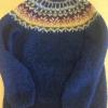 I knit this sweater with Icelandic wool
