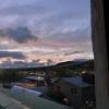 Evening views from my apartment in Esquel
