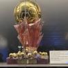 This is a trophy called “Super Ballon d’Or” and it is the only trophy that was every awarded by a French soccer magazine called Football; the player who won the award is Alfredo Di Stefano from Argentina