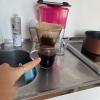 Here is my little pour over coffee maker -- this has kept me going this month