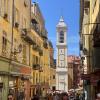 Nice’s Old Town (Vieux Nice) is surrounded by narrow cobblestone streets and pastel-colored buildings