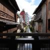 A view from the bridge in Kurokabe Square, a very popular place due to the glass factory located nearby