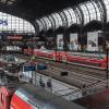 Hamburg Central Station easily rivals its counterpart in Copenhagen and boasts the high-up windows characteristic of German train stations