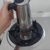 I always start my day by making coffee in my greca, which is similar to a percolater (a type of pot used for brewing coffee)