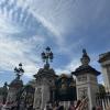 The outside of Buckingham Palace in London, England