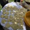 We made lots of cheese-stuffed corn tortillas in the Andes