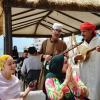 Me and my friends at lunch in Taghazut, listening to traditional Moroccan music