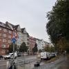 Here's a typical street in Kiel, featuring the classic Kiel grey sky!