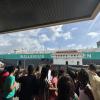 This ship that we saw passing through the Miraflores Locks was made in 2011 and can carry up to 7,934 cars!