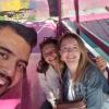 A selfie on the boat with our dear friend Serita, visiting us from Oregon.