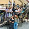 With some of my friends from church in the plaza at the center of Ixtapan de la Sal