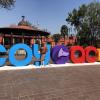 Coyoacán is at the south part of Mexico City. It is a beautiful town!