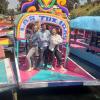 Our friend Serita visited us for a few days, and we went to Xochimilco to ride the trajineras (boats).