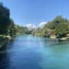 The Aare river runs right through the city of Bern!
