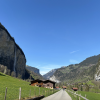 This picturesque scenery of Lauterbrunnen Valley highlights the unique charm of Switzerland's natural wonders