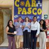 Desde la izquierda: Ana María, docente; yo; Chelsea, ETA; Maricarmen, docente; Katia, docente
