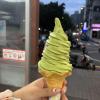I love convenience store culture in Taiwan. Family Mart and 711 are the most popular. Family Mart has a special soft serve of the month; this time it is Matcha!