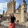 Castle in Segovia, Spain that inspired the castle in Cinderella!