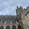 The Bath Abbey is located in the center of Bath; it was constructed beginning in 1499