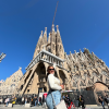 The “La Sagrada Familia ” in Barcelona, Spain, the largest unfinished church in the world