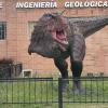 My host institution has a geological museum with this campus "mascot" standing right in front of it!