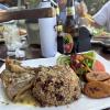 Rice and beans, a famous Caribbean dish made with coconut