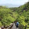 Korean hikes are very steep so there are often long stretches with only stairs