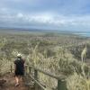 I expected the Galapagos to be tropical, but as you can see here, it is quite arid, although the climate changes drastically with elevation