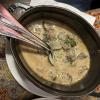 Michael: Veal kidneys with mushroom/cream sauce