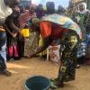 My counterpart instructs women in a nearby village about proper hand-washing technique. Soap is a relatively new household commodity that we are working to help people integrate into their daily lives. 