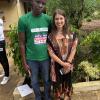 My counterpart Alpha came to the counterpart workshop with me. Alpha is the pharmacist in my village.