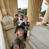 Inside view of Arch 22 with our new friend Florian from Germany