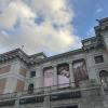 The entrance of El Prado museum, the most popular museum in Madrid 