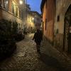 The narrow alleys of Trastevere