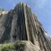 One of the few dried-up waterfalls in the world in Hierve de Agua
