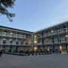 An open space in a university building unit called "Jaume I" where I have some of my classes