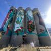 This area is home to honey bees and the murals bring awareness to the importance of bees to our ecosystem! Peace is usually thought of between people, but we also need to peace with our environment, including the insects!