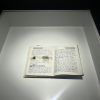 Some of the objects and stories are funny! This one shows an orange piece that someone taped into their journal, beacuse people didn't have fresh fruit and vegetables during the war