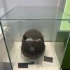 The helmet of a South Korean soldier from the Korean War (1950-1953); it is estimated that around 3 to 4 million people died during the Korean War