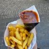 Belgian fries with special spicy ketchup