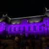 The Parlement de Bretagne (Brittany Parliament) is lit up during December